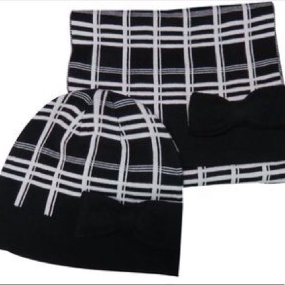 Kate Spade muffler & beanie set.